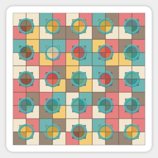 Colorful geometric pattern Sticker